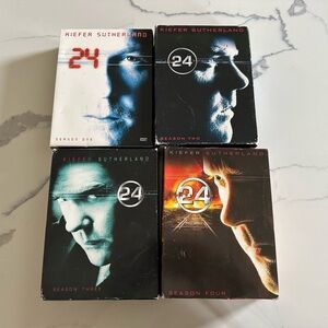 24 TV Series Season 1-4 DVD Box Sets